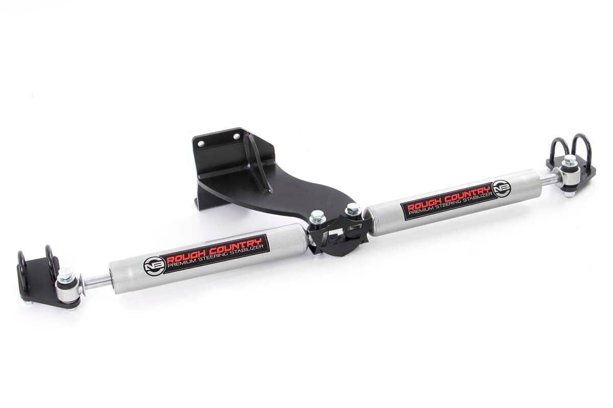 Rough Country N3 Dual Steering Stabilizer for 14-24 Ram 2500/3500 4WD