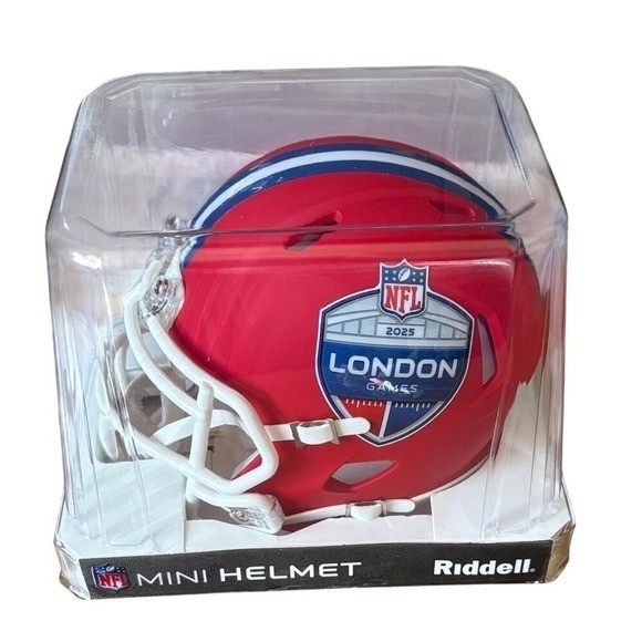 London Games 2025 International Riddell NFL Speed Mini Helmet NIP