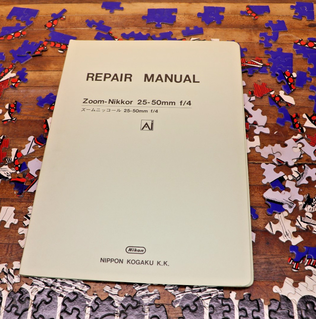 Nikon 100% original factory Repair Maunual English and Japanese NOT A REPRINT