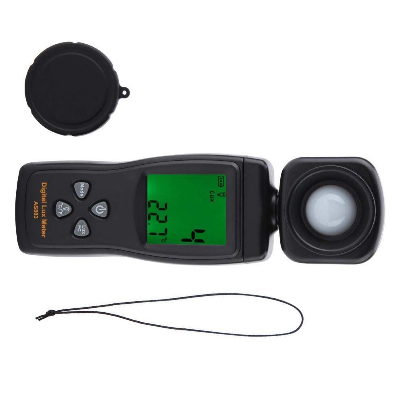 LED Backlight Digital Illuminance Meter 200,000 Lux High-Precision Measurement