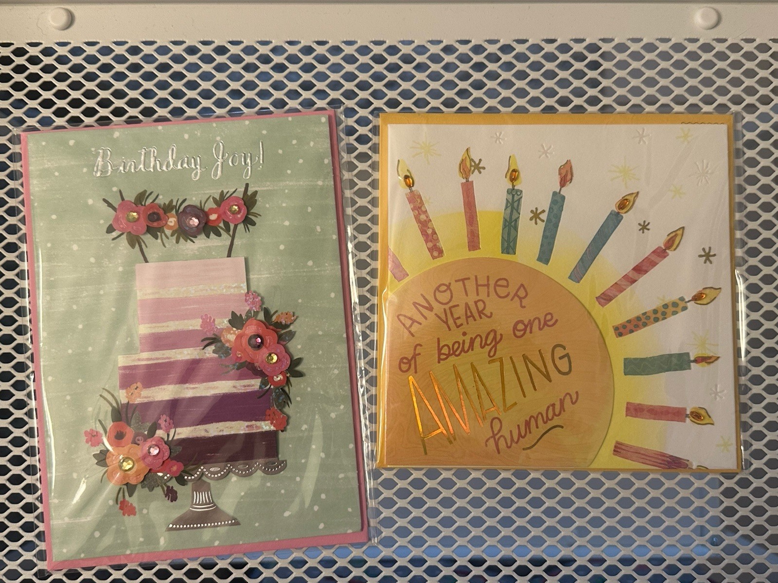2 Papyrus Greeting Cards Lot Birthday