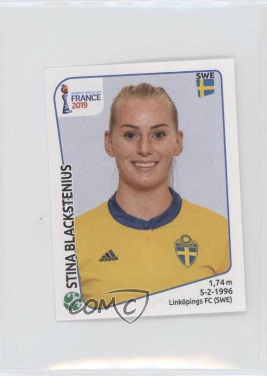 2019 Panini Fifa Women's World Cup France Album Stickers Stina Blackstenius 00gy