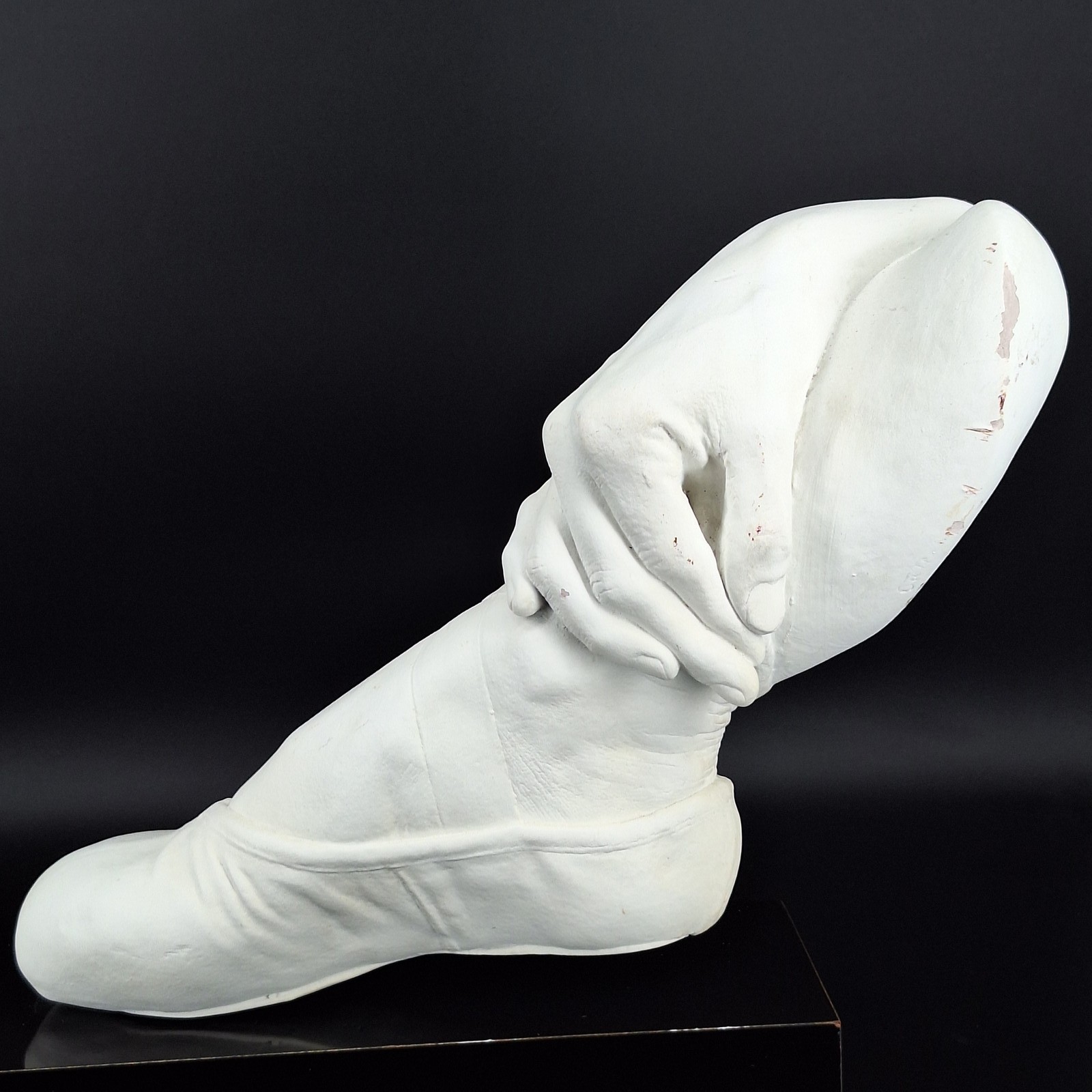 Vtg Ballerina Foot & Hand Austin Prod Plaster Sculpture
