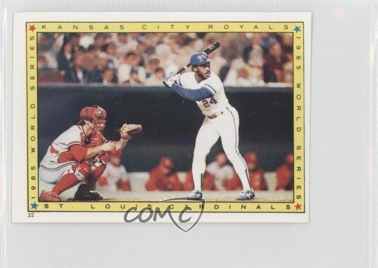 1986 Topps Album Stickers Darryl Motley #22 0q3