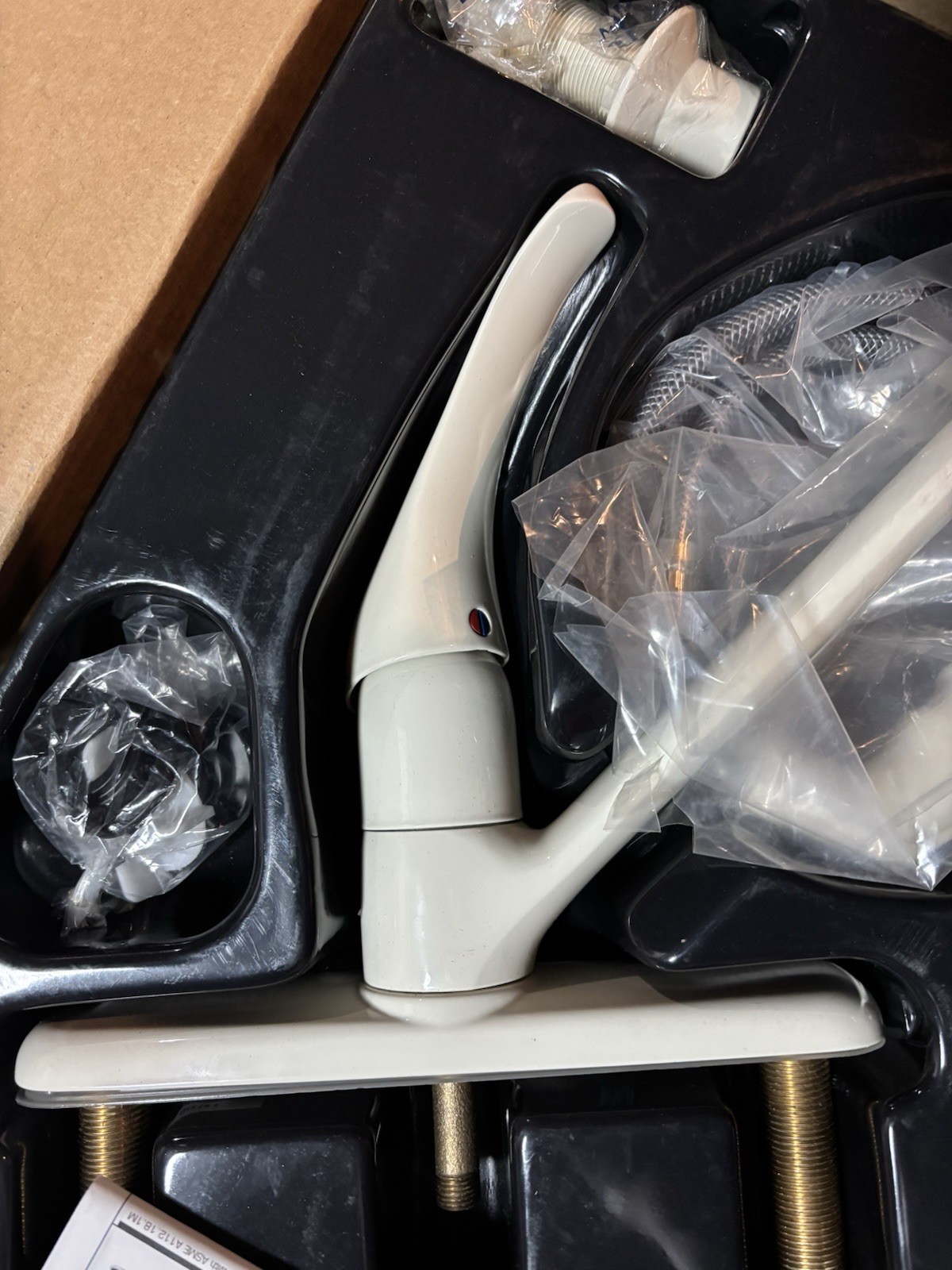 NOS American Standard Silhouette Single-Control Kitchen Faucet with Side Spray