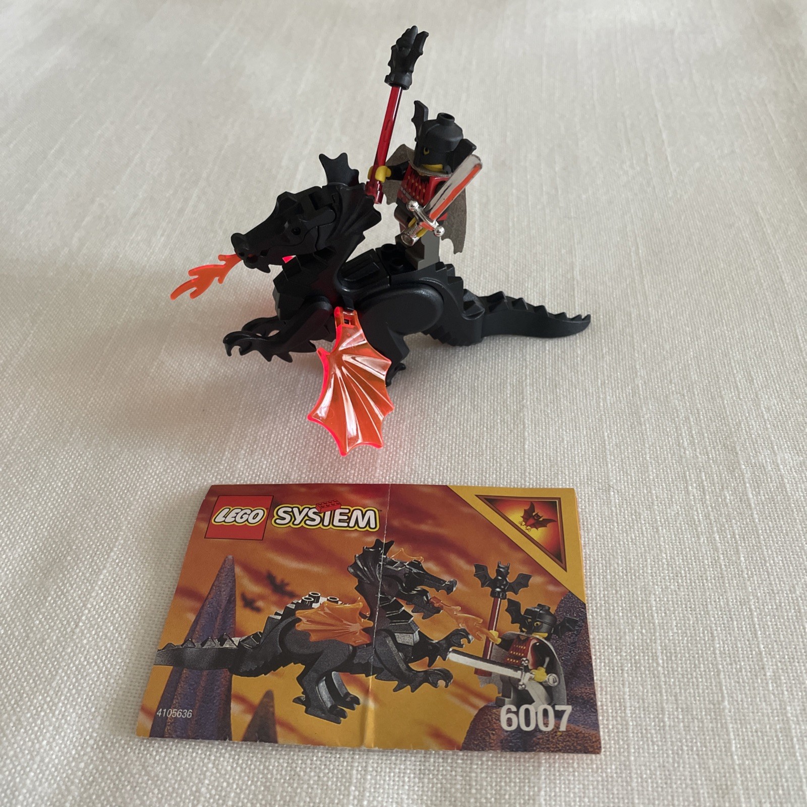 Rare Lego 6007 Fright Knights Bat Lord 100% Complete with Instructions