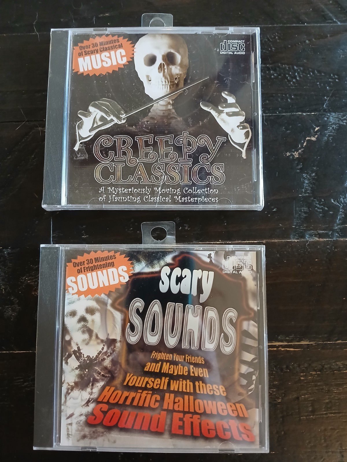 (2) NEW Halloween Creepy Classics & Scary Sounds CD  Classical Sound Effects 