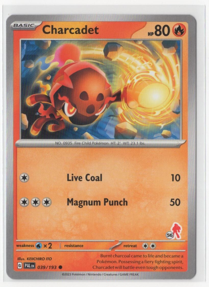Pokemon Paldea Evolved - 039/193 Charcadet Armarouge Stamped #56