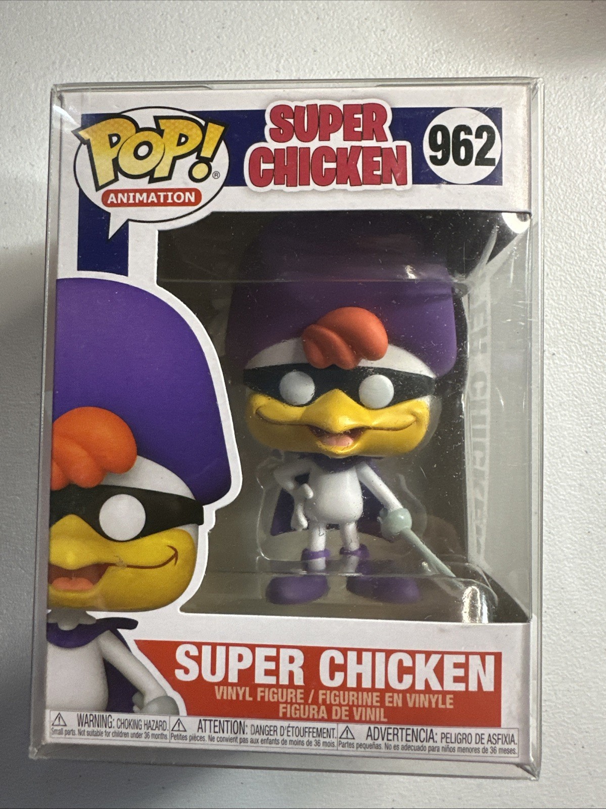 Funko POP! Animation Super Chicken - Super Chicken #962 Shipped In Protector