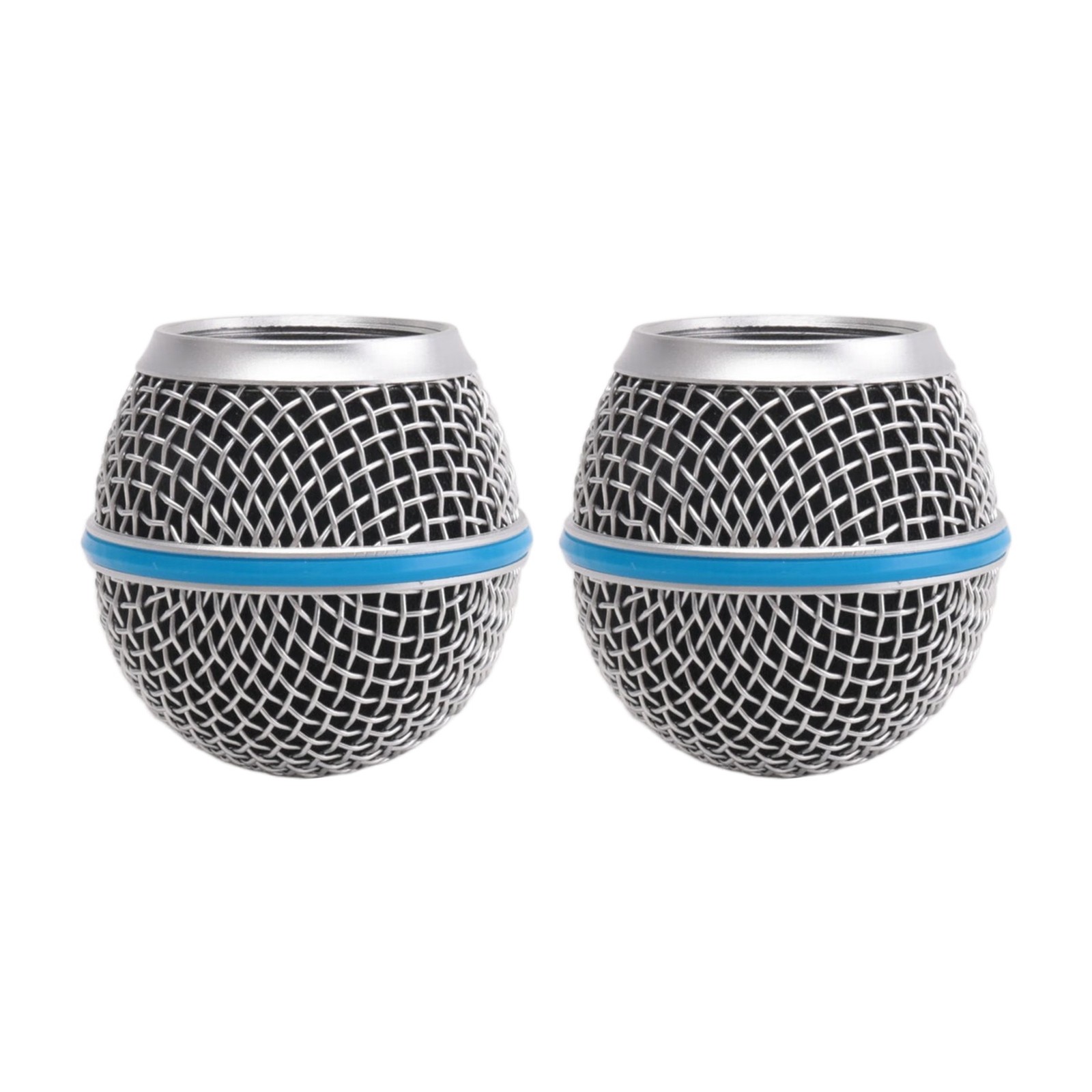 2PCS Microphone Grill Mic Grille Replacement Mic  Head Mesh for  Beta58A 9779