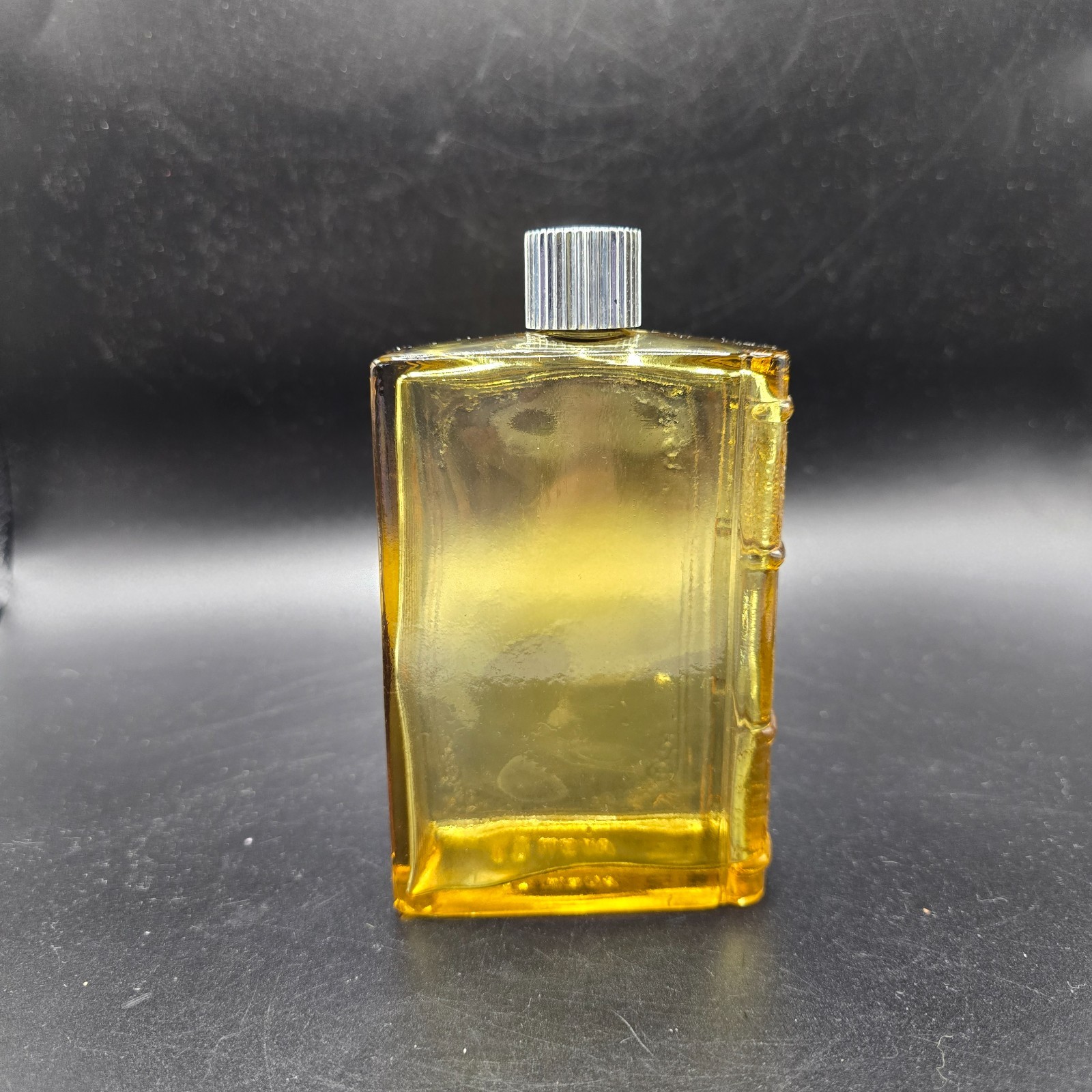 Vintage Avon Amber Glass Book Shaped Cologne Bottle – Avon 21 – Unlabeled/Empty