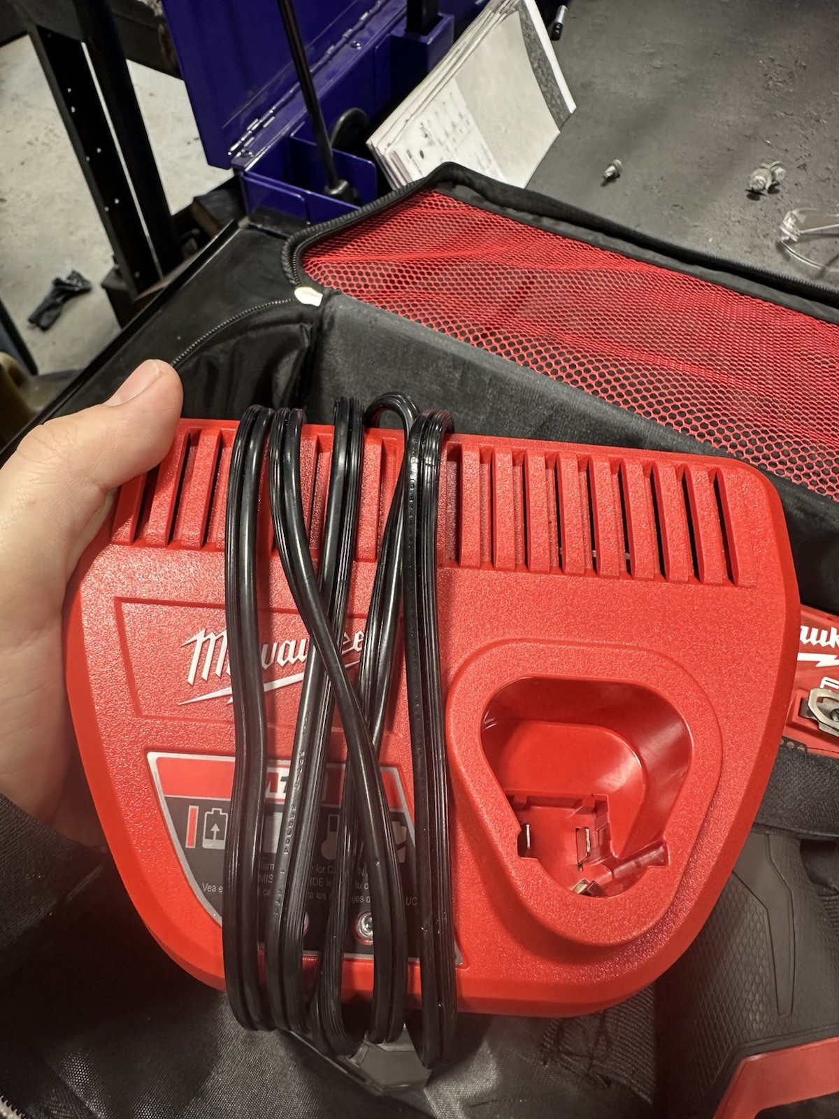 Milwaukee M12 Battery Charger 48-59-2401 Red 12V 3.0A Single Battery