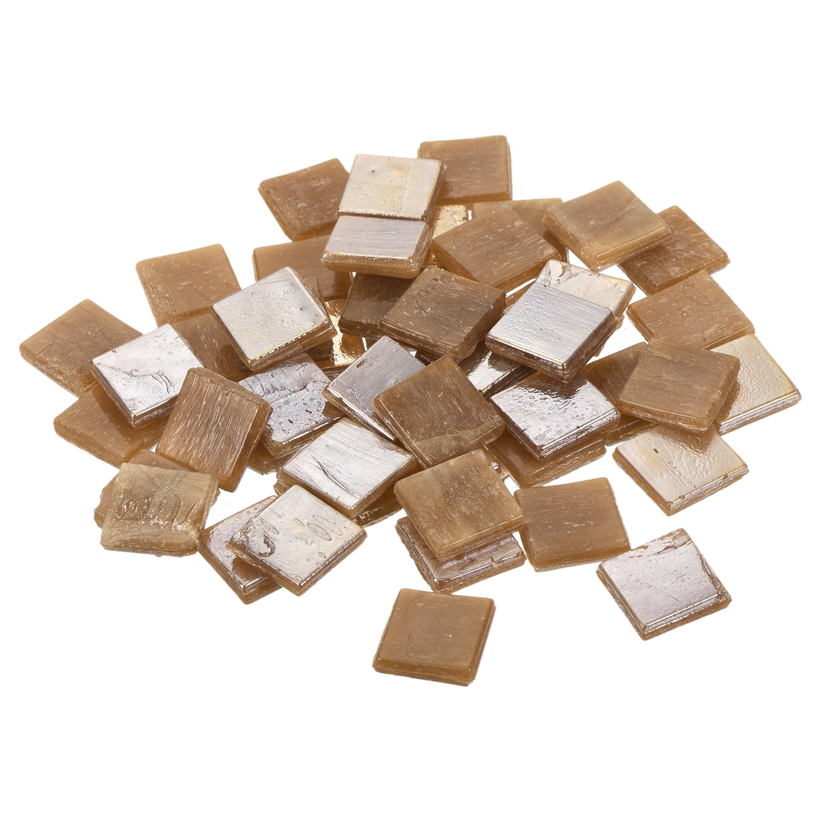 260pcs Mosaic Tiles, Micro Glass Tiny Mini Mosaic Tile DIY Hobbies Gold