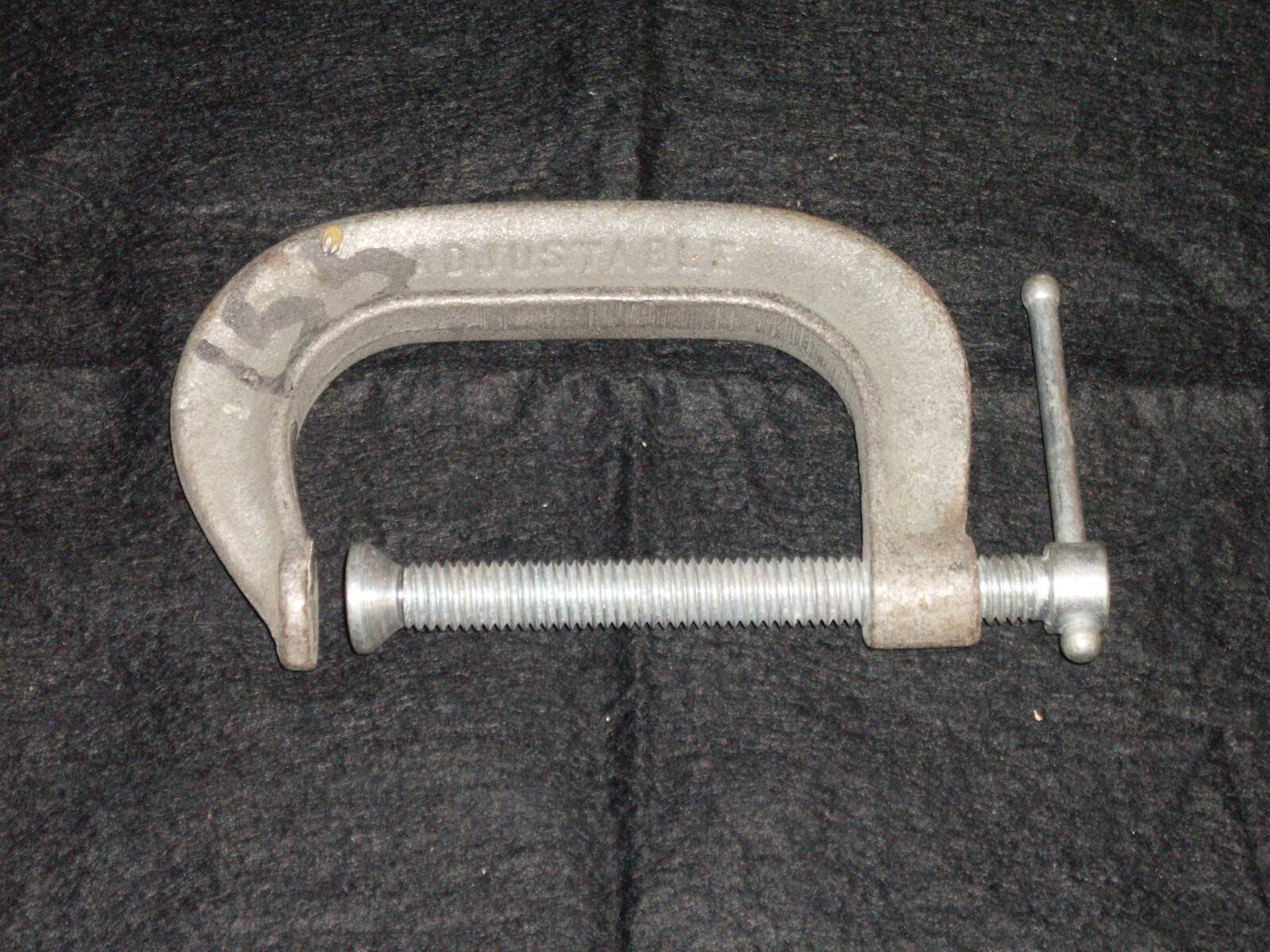 Vintage Adjustable "C" Clamp.  #1430-3" Adjustable, made in USA and works well.