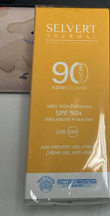 Selvert Thermal 90 Suncare Soin Solaire Very High Protection SPF50+ 50ml #tw