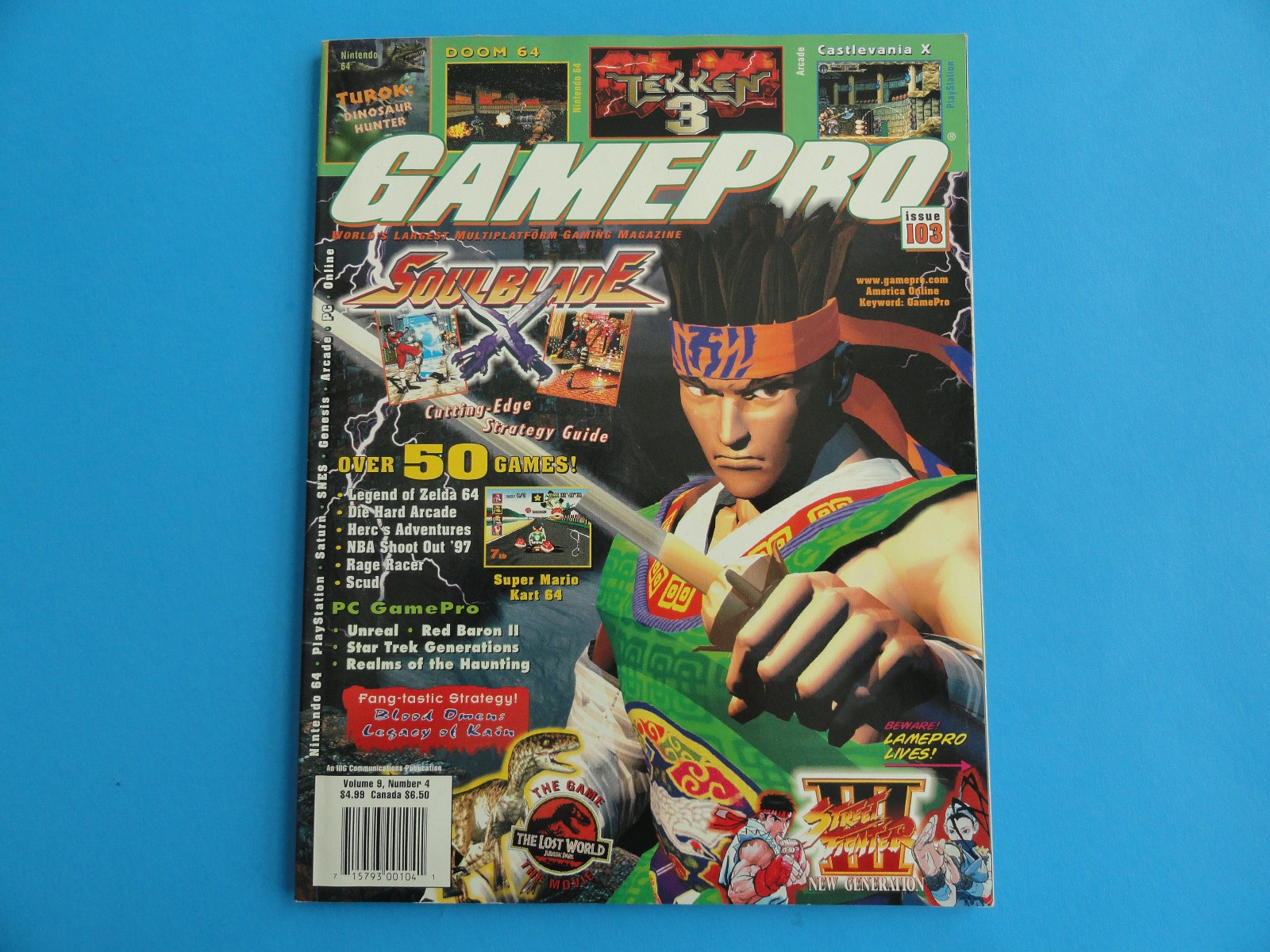 GAMEPRO MAGAZINE #103 1997 - STREET FIGHTER SOUL BLADE + MORE