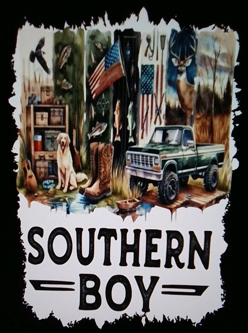 Iron On Heat Transfer Decal On 8.5x11 Sheet