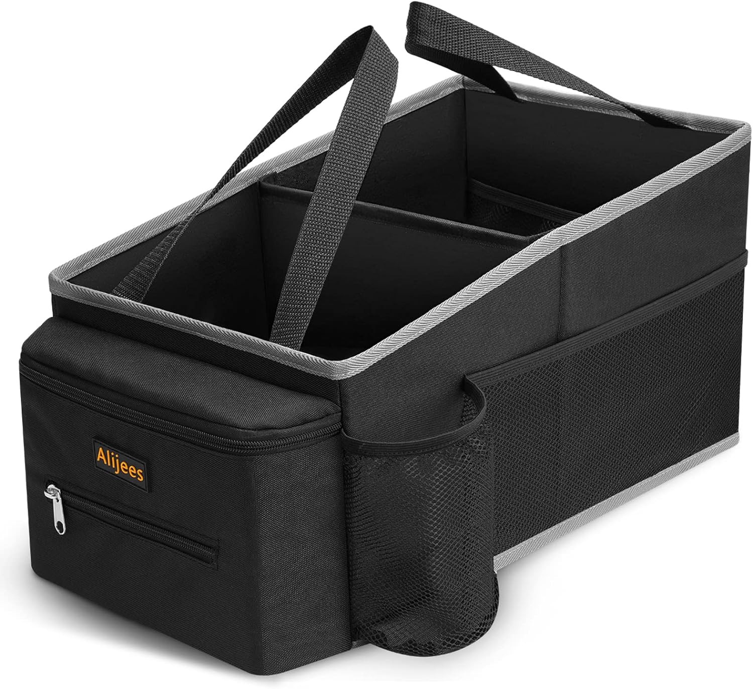 Car Seat Organizer - Backseat Car Organizer with Cup Holders, Car Storage Organi