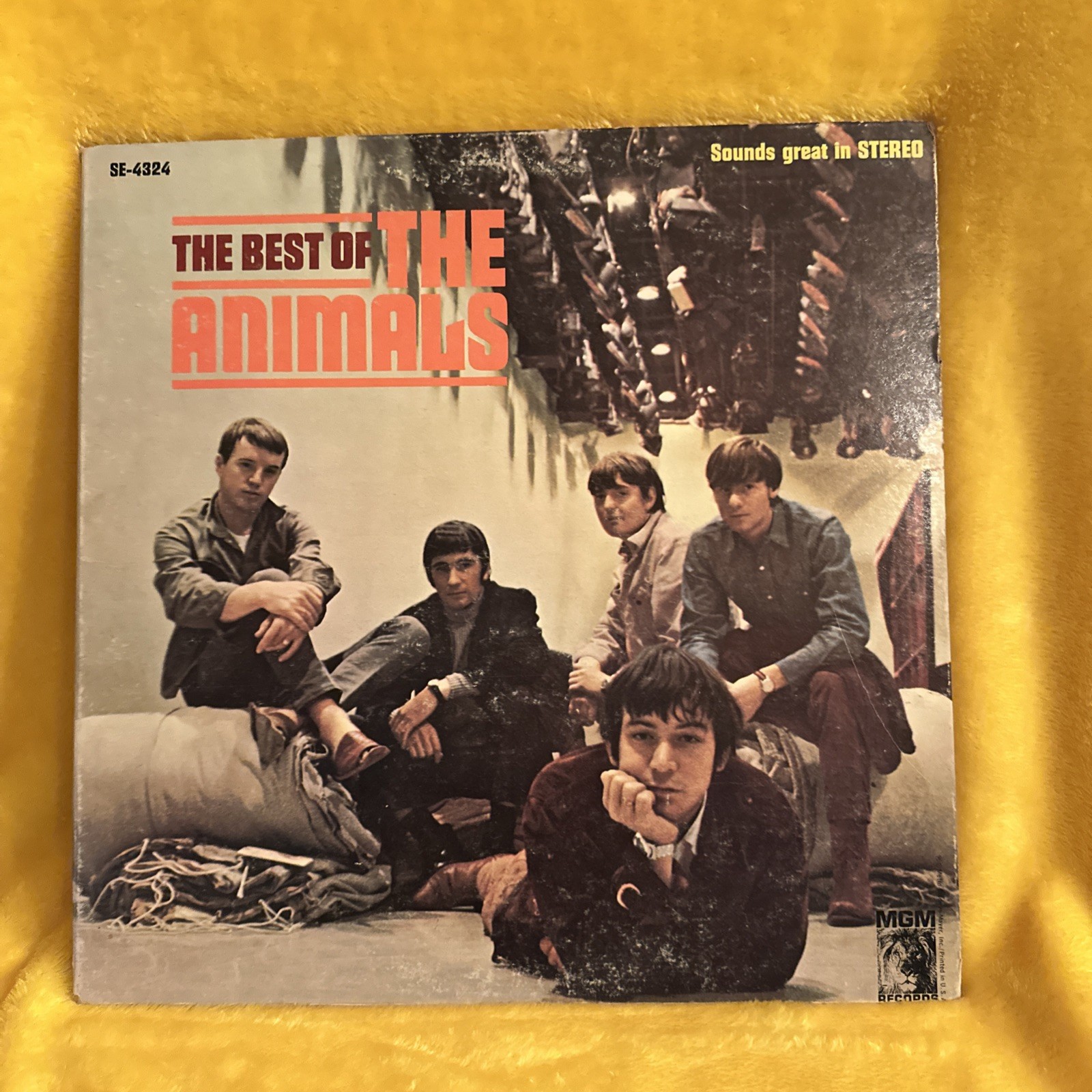 The Best of the Animals 1966 Vinyl LP Record MGM SE-4324