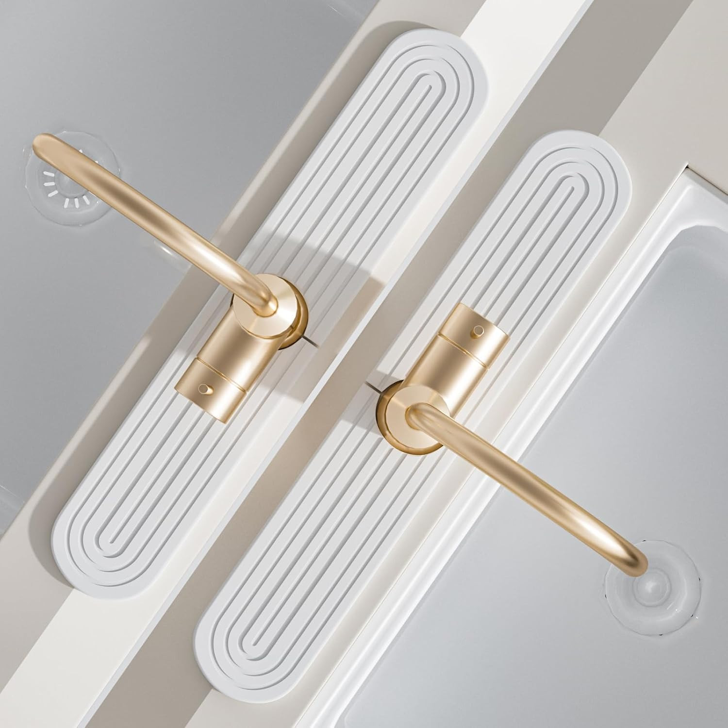 Faucet Mat for Kitchen Sink 19.7" � Diatomite Fast Drying Stone Sink Tray, Super