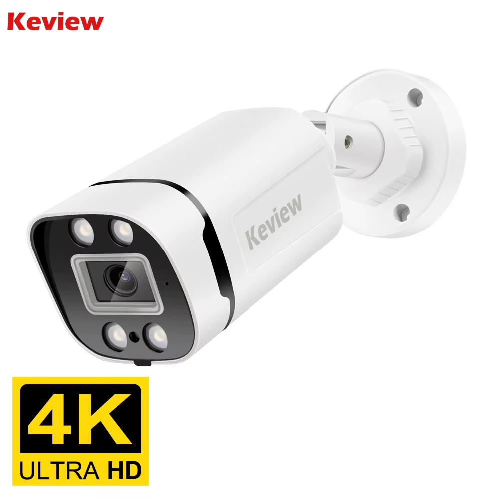 4K POE IP Camera Audio Outdoor 8MP 4MP POE/NOT POE H.265 Onvif Bullet CCTV Home 