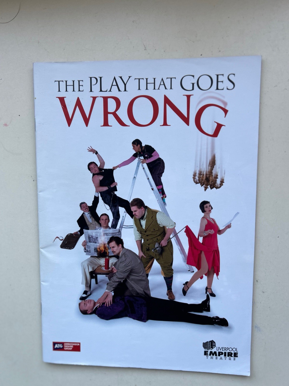 THE PLAY THAT GOES WRONG  Tour Theatre Programme LIVERPOOL 