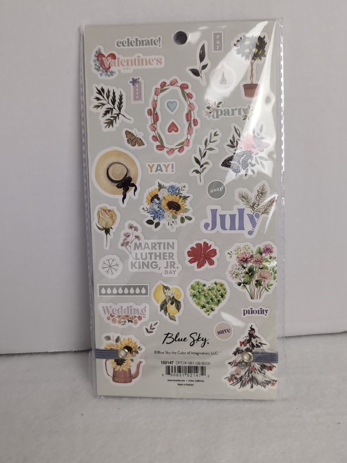 Blue Sky Holidays & Seasons 1460  Floral Sticker Pack 