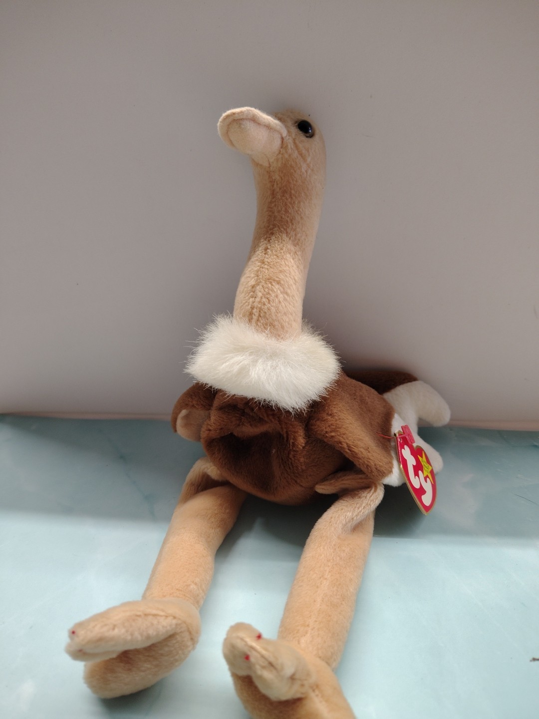 TY Beanie Baby – STRETCH the Ostrich (6.5 in)
