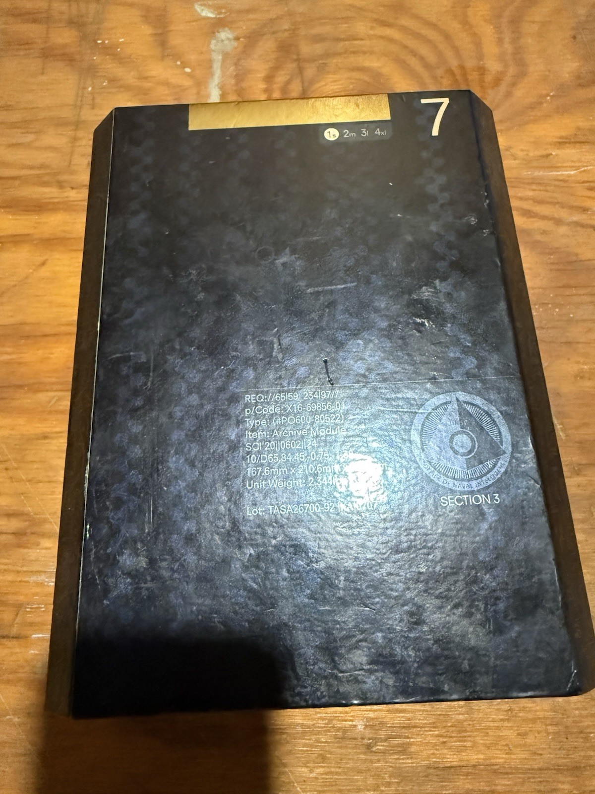 *No Game* Halo Reach Section 3 Xbox 360 Black Box Case And Journal