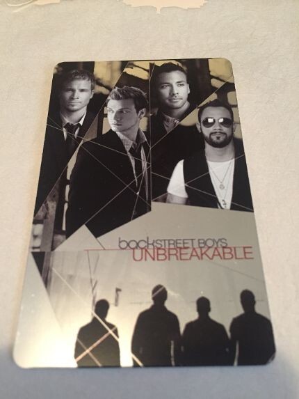 MUSICPASS Back Street Boys ( 2007 ) Foil Download Card ( $0 - EXPIRED ) V2