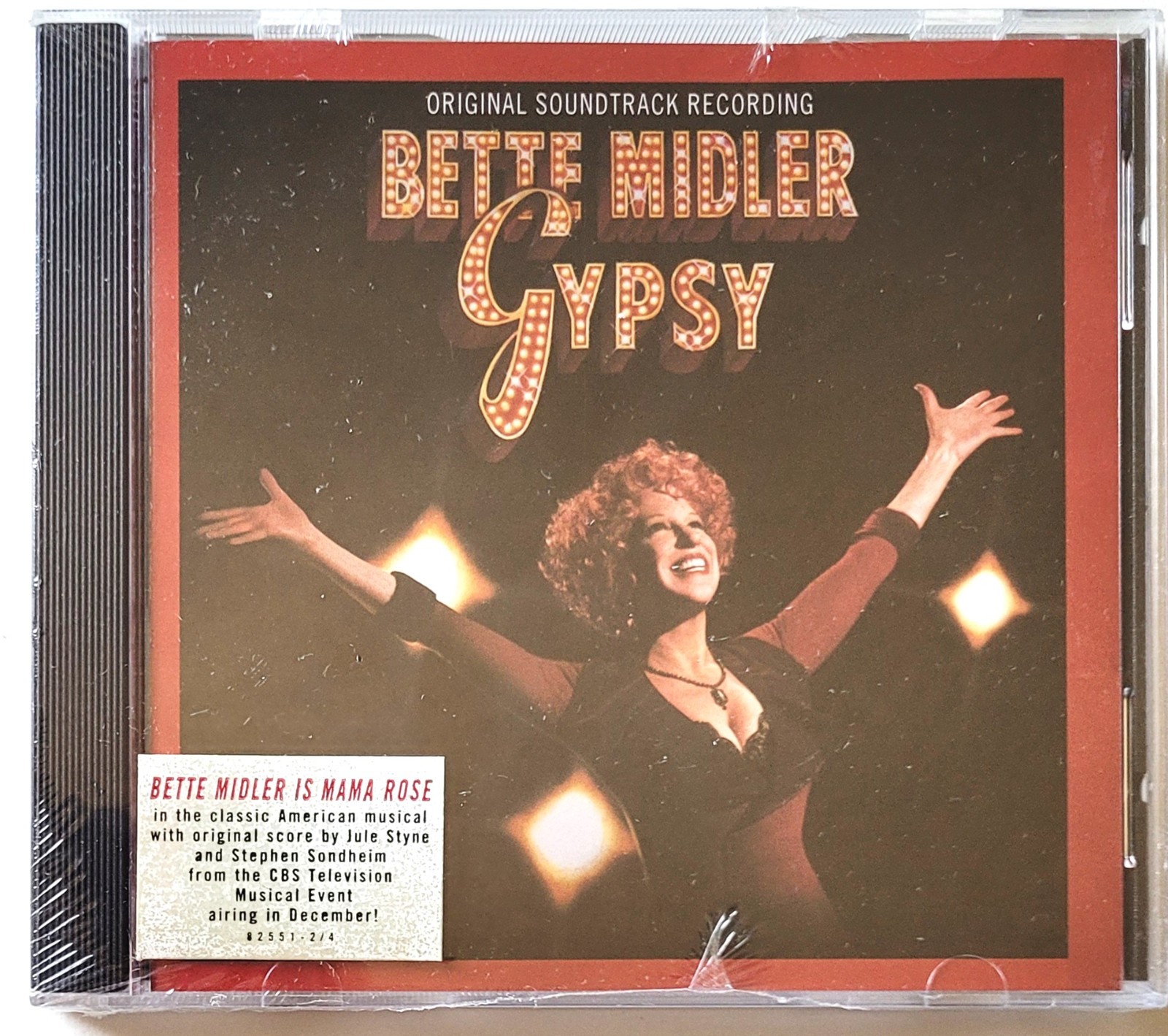 Gypsy – Bette Midler, 1993 CD, Broadway / Musical Soundtrack - NEW