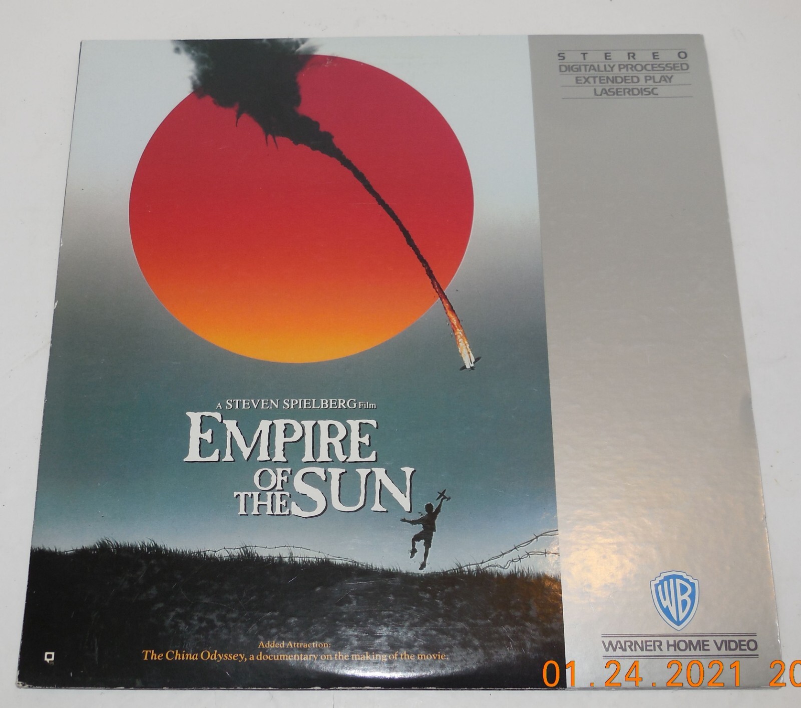 Laserdisc 1987 Empire of the Sun Extended Play Steven Spielberg John Malkovich