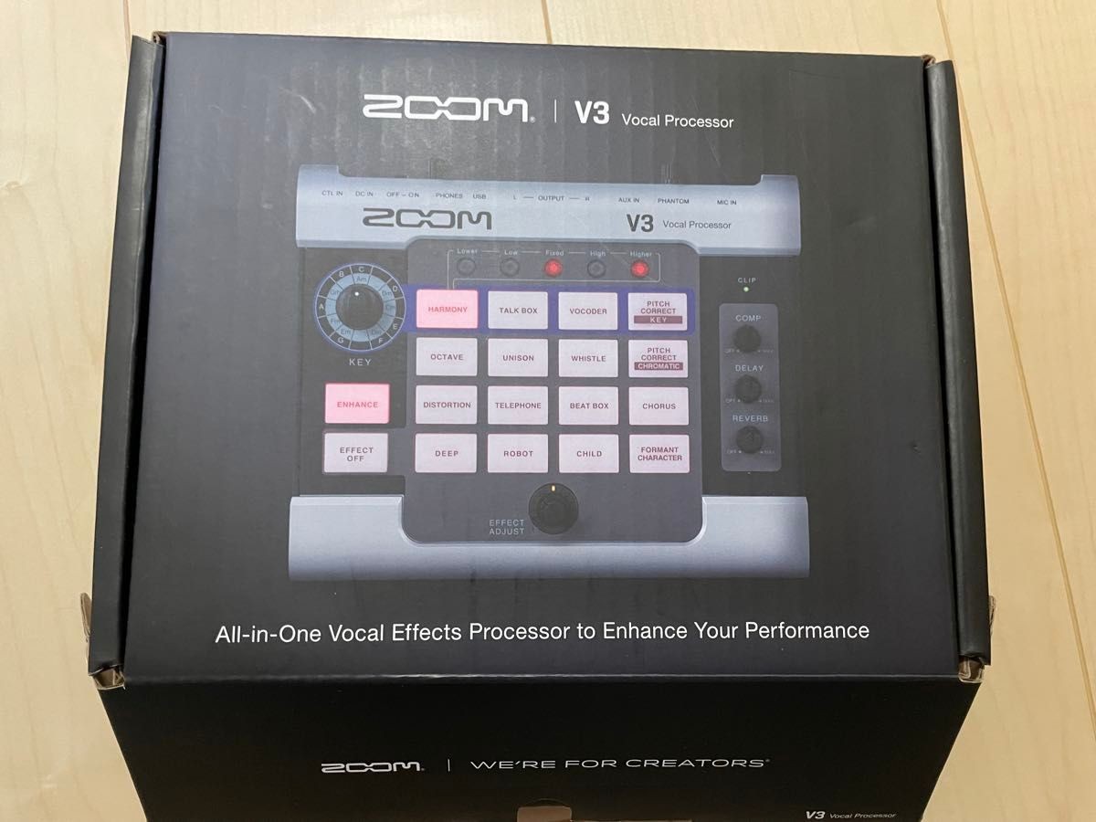 Used ZOOM V3 Vocal Processor Voice Effects Multi-Effect Voice Changer