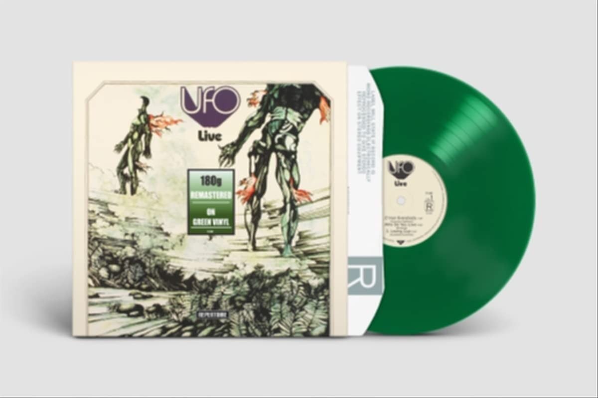 UFO : Live LP , Vert Vinyle