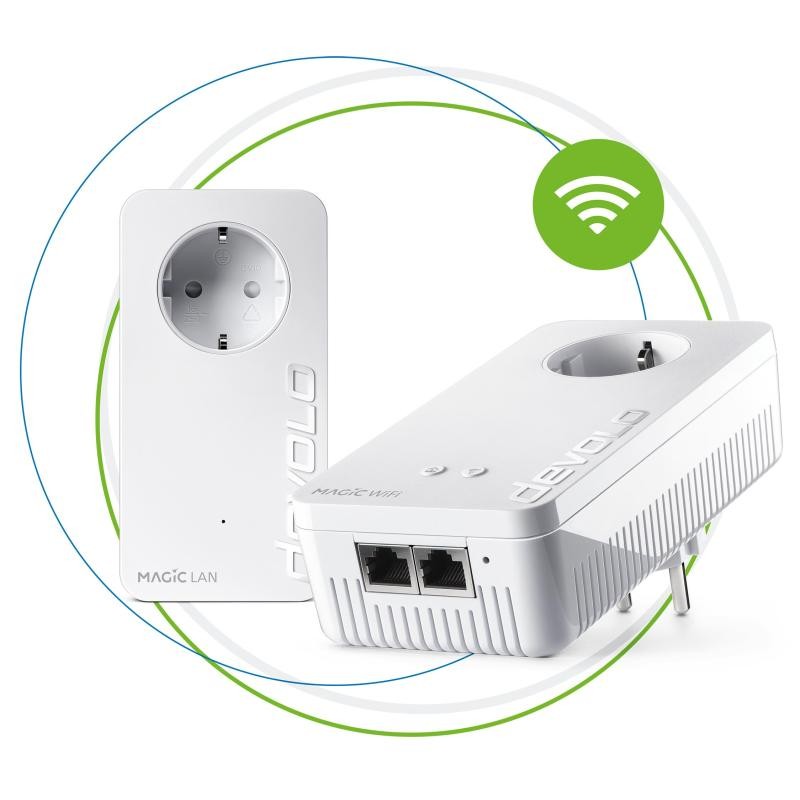 Devolo Magic 2 WiFi Next Starter Kit 2400 Mbps Ethernet LAN Wi-Fi Connection