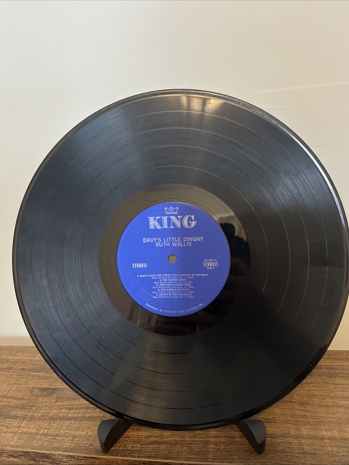 Ruth Wallis - Davy's Little Dinghy VG Original Mono King 987 Record 1966 COMEDY