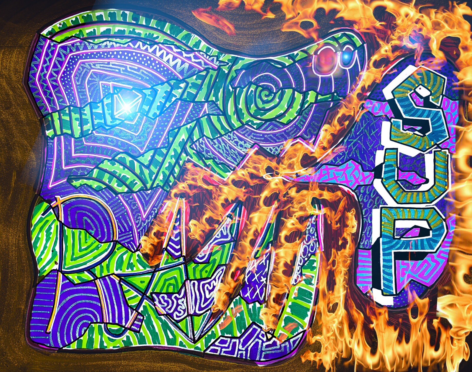 RAW HEADs #19 NFT, The RAW HEADs Collection by RabidArtWork 1of1 NFT