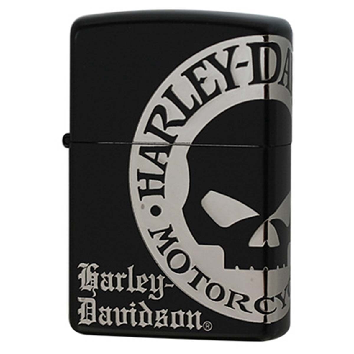 Harley Davidson Zippo Lighter Japan Limited Edition Black Used