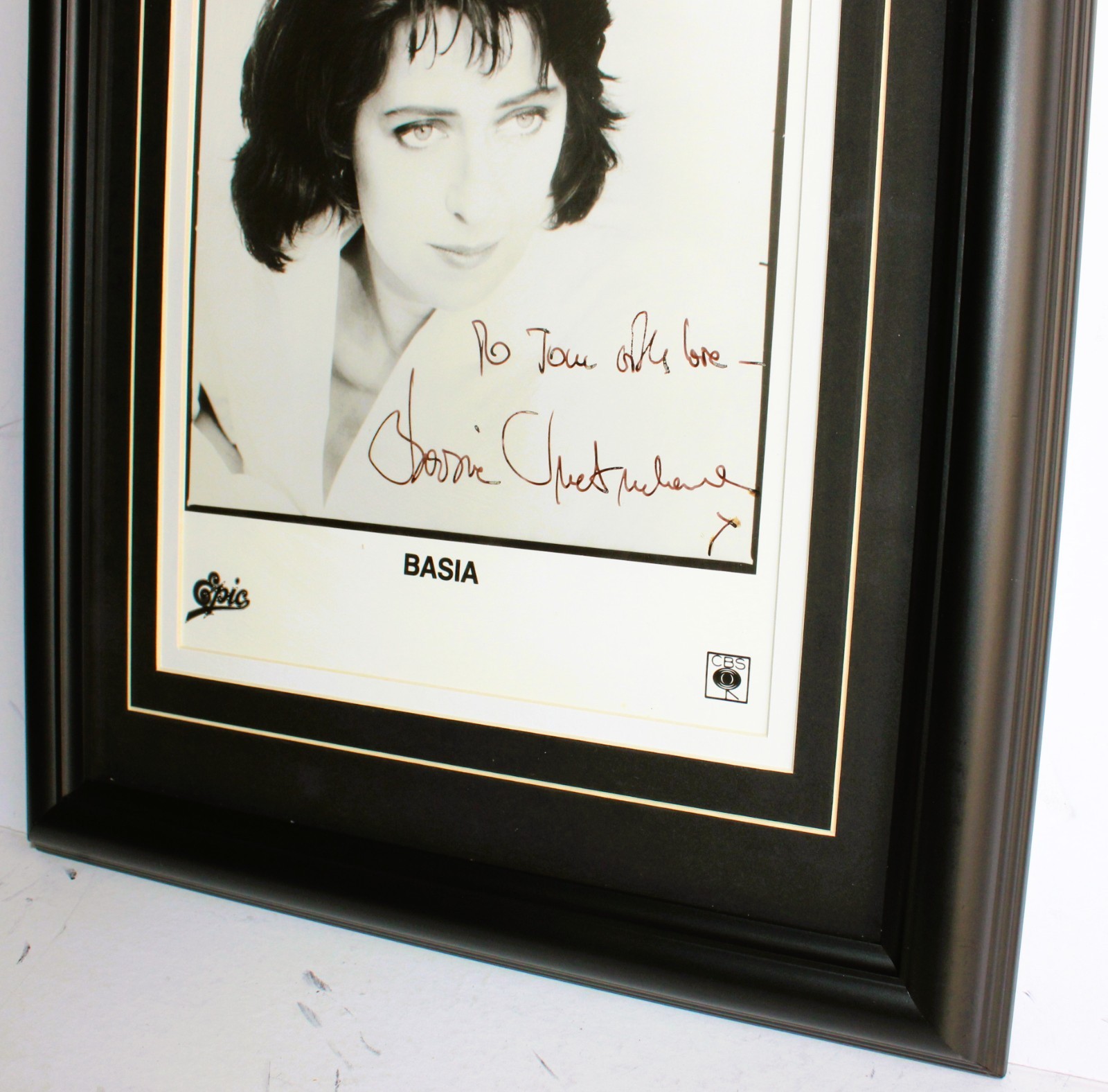 BASIA SIGNED PROMOTIONAL PHOTO Polish singer-songwriter  JG AUTHOGRAPHS COA