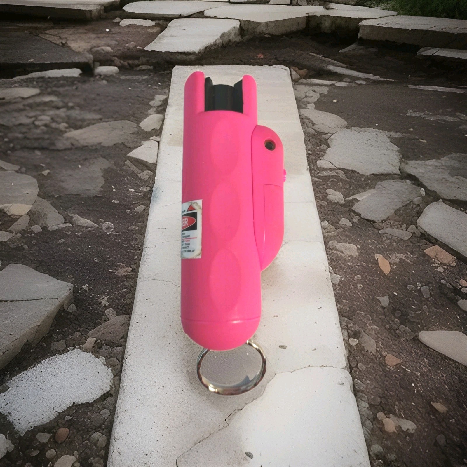 Guard Dog Pepper Spray Hard Case Self Defense Protection Key Ring With Laser PK