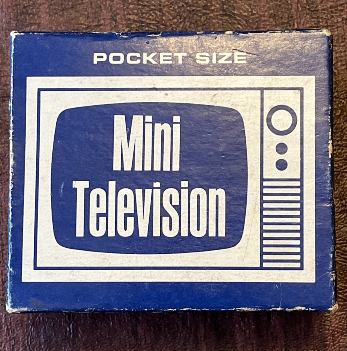 Vintage Adult Novelty Box Gag Gift Mini Television Boob-Tube Joke READ