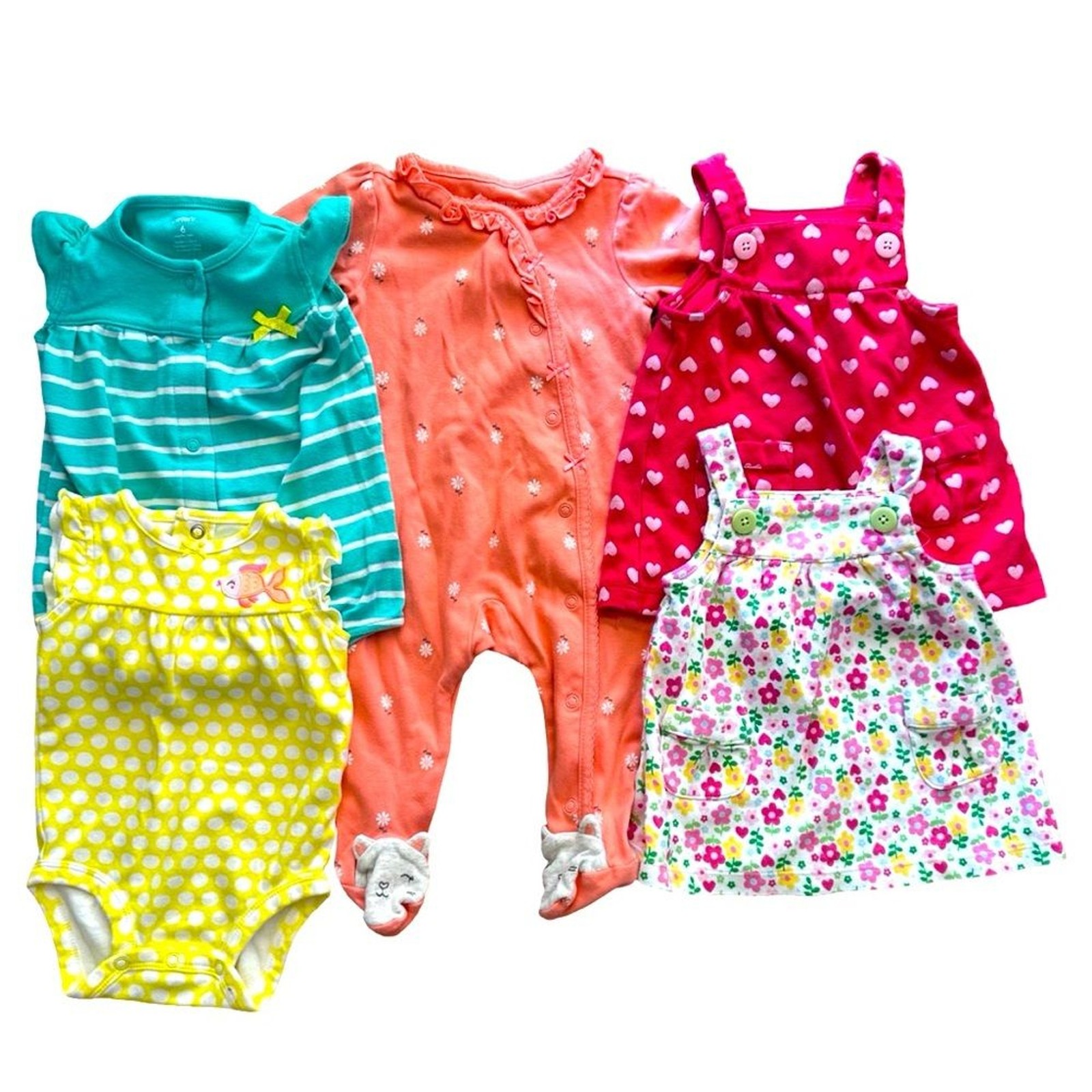 Carters Baby Girls 3-6 month Bundle
