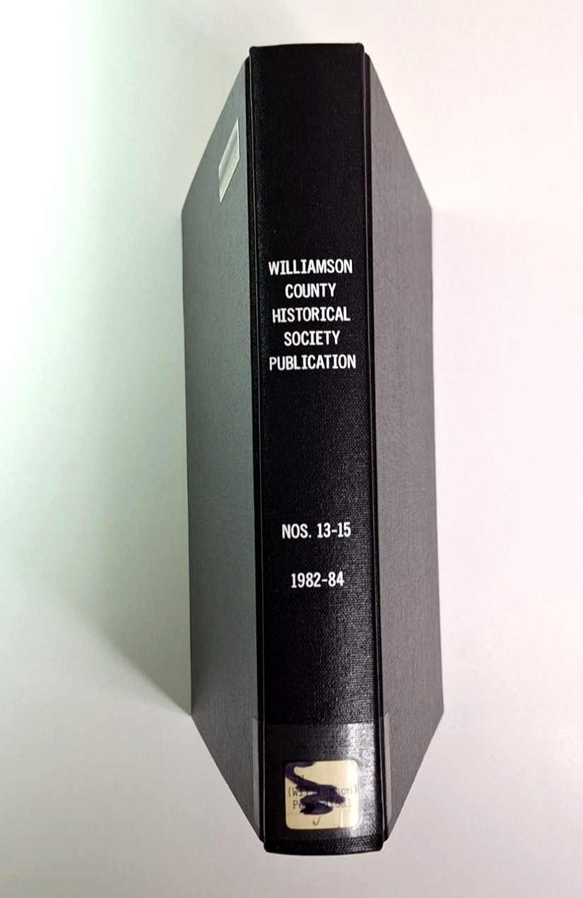 Williamson County Historical Society 1982-1984,  Vol. 13-15, Tennessee History