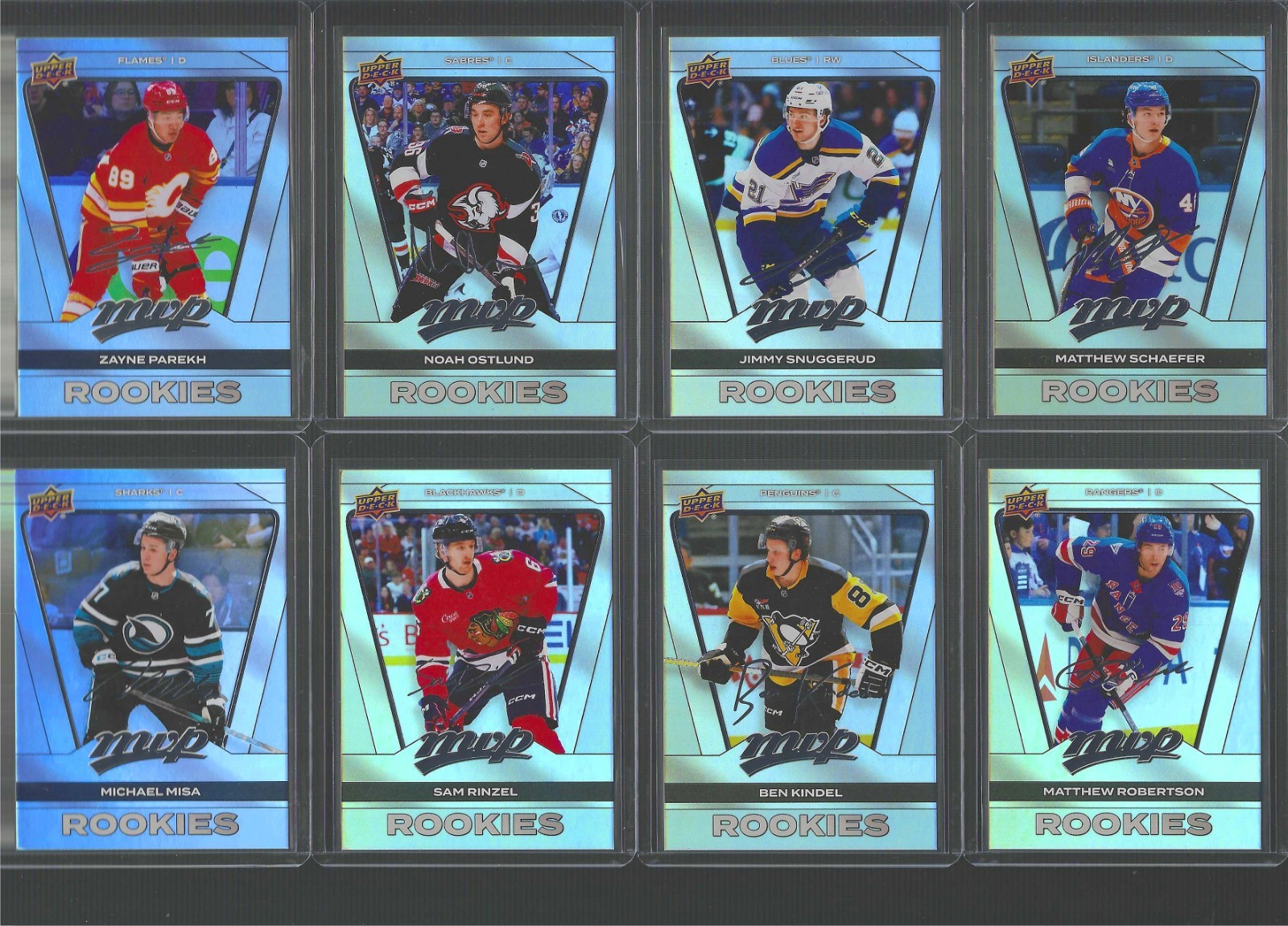 2025-26 UD MVP SILVER COLLECTION SILVER SCRIPT RC LOT X25 SPS SCHAEFER +24