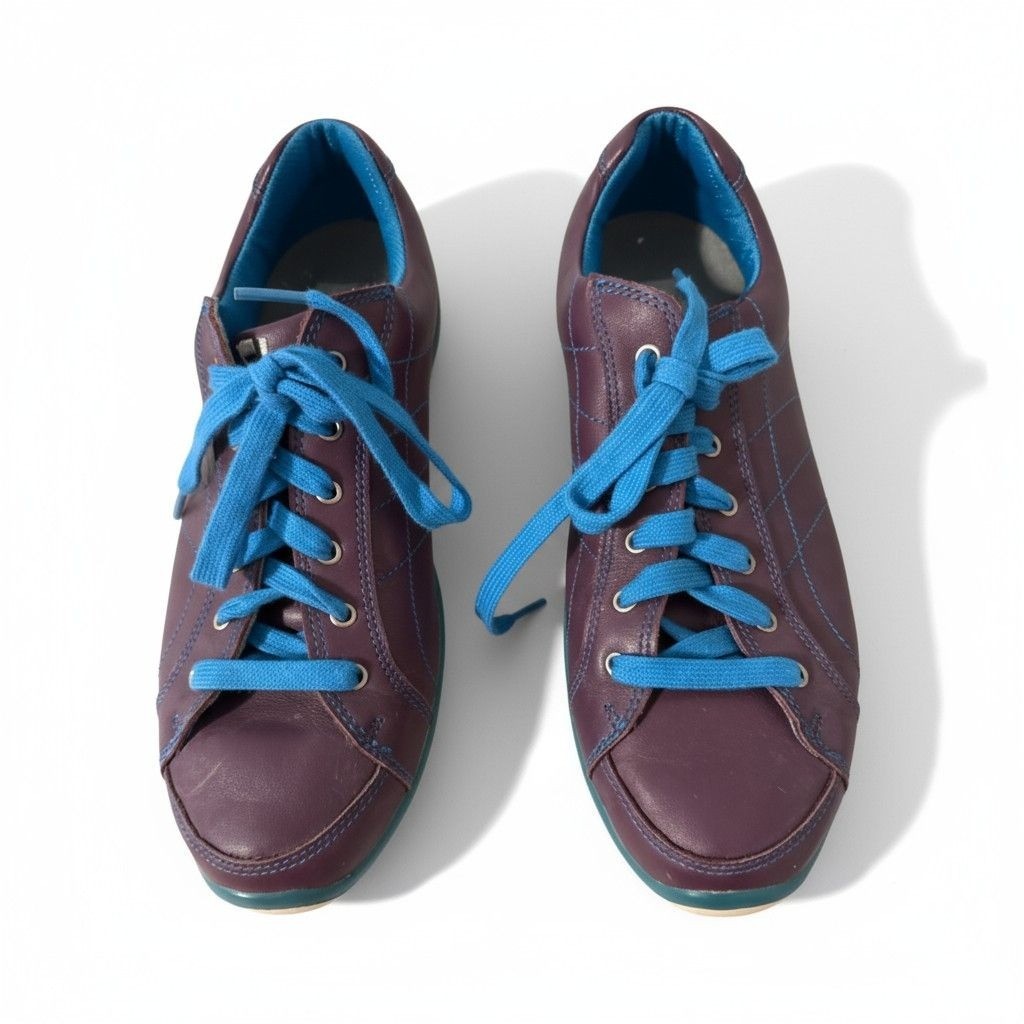 FootJoy FJ LowPro Women's Size 9 Spikeless Golf Shoes Purple Sneakers