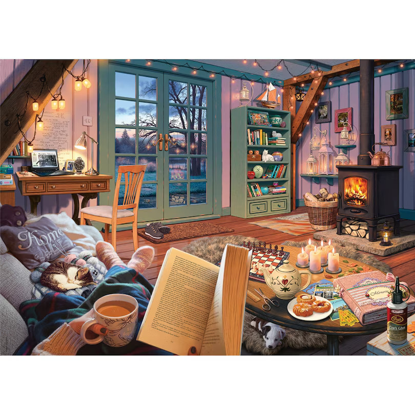 Ravensburger Cozy Retreat 500 Piece Large Puzzle