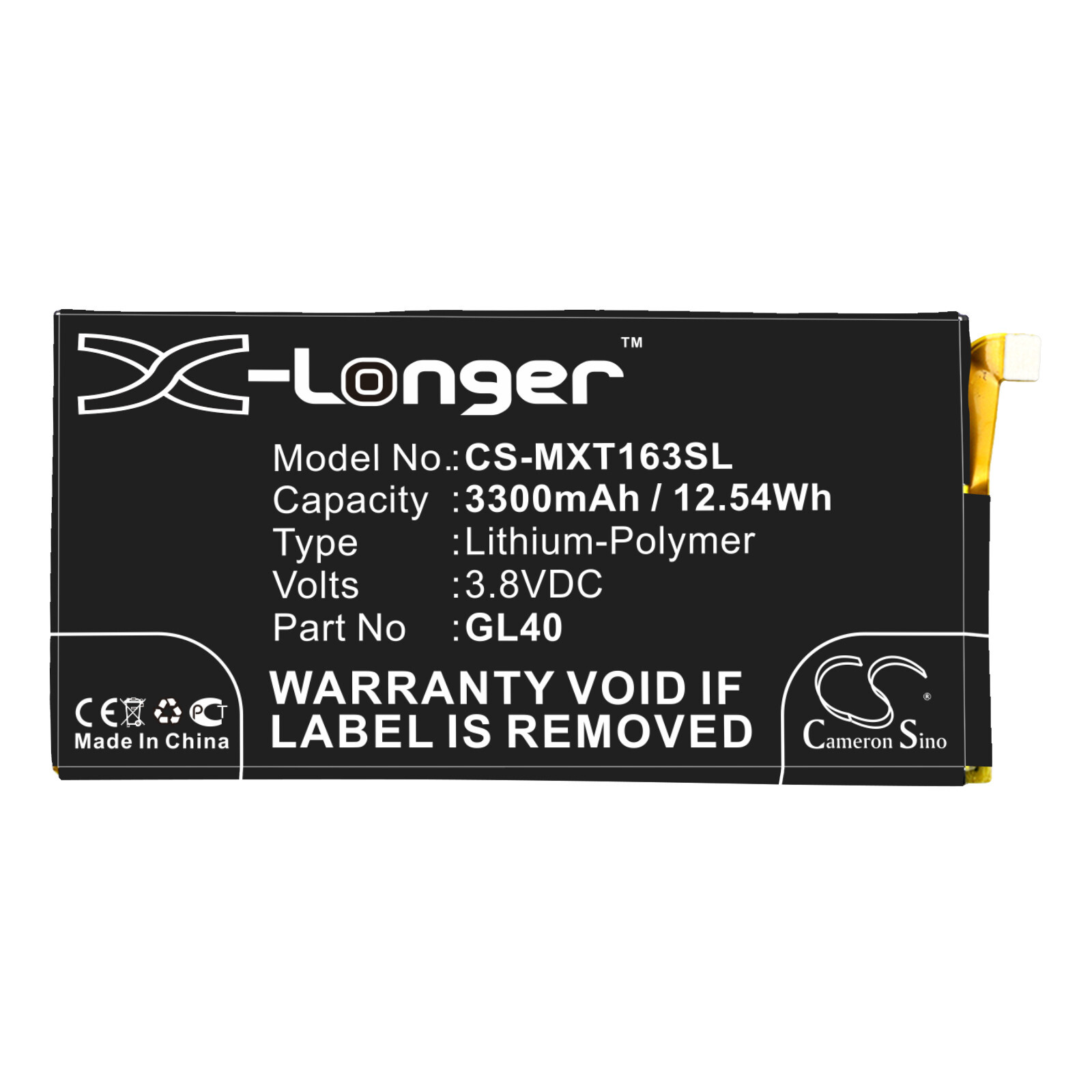 BATTERIE 3800mAh Type GL40 SNN5974A For Motorola Moto Z Play Droid, XT1635