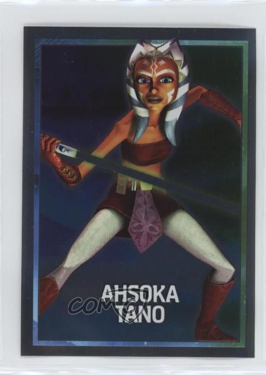 2008 Merlin Star Wars The Clone Wars Stickers Ahsoka Tano #107 u1x