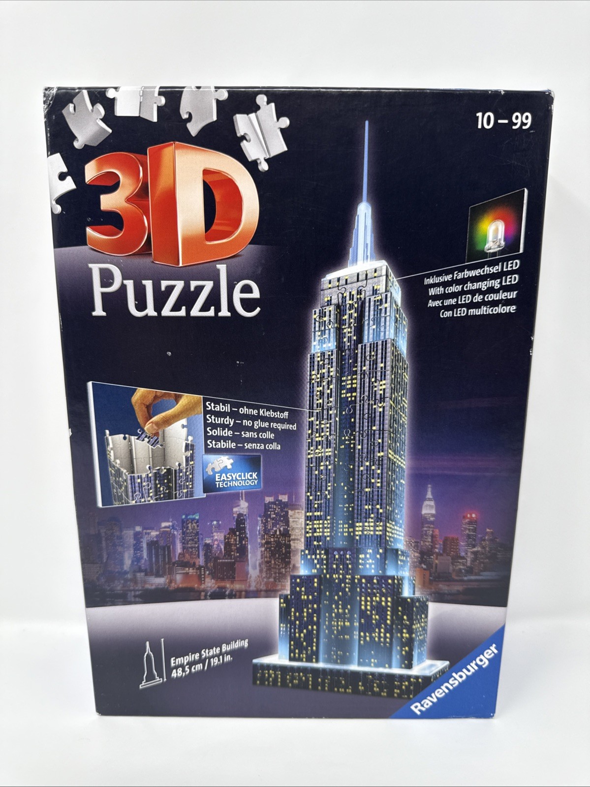 Ravensburger NEW 3D Puzzle Empire State Building Night Edition