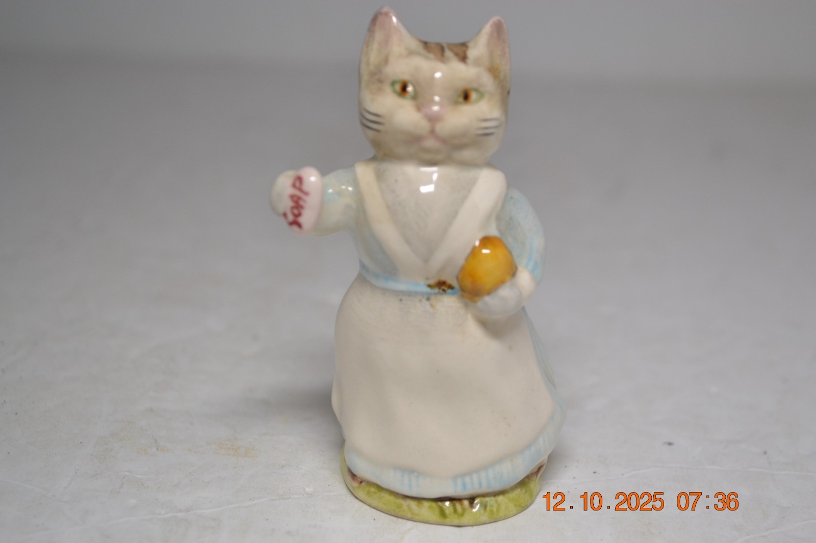 Beswick Beatrix Potter 1961 Tabitha Twitchett Porcelain Cat Figurine